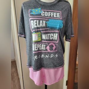 FRIENDS pajamas shorts set